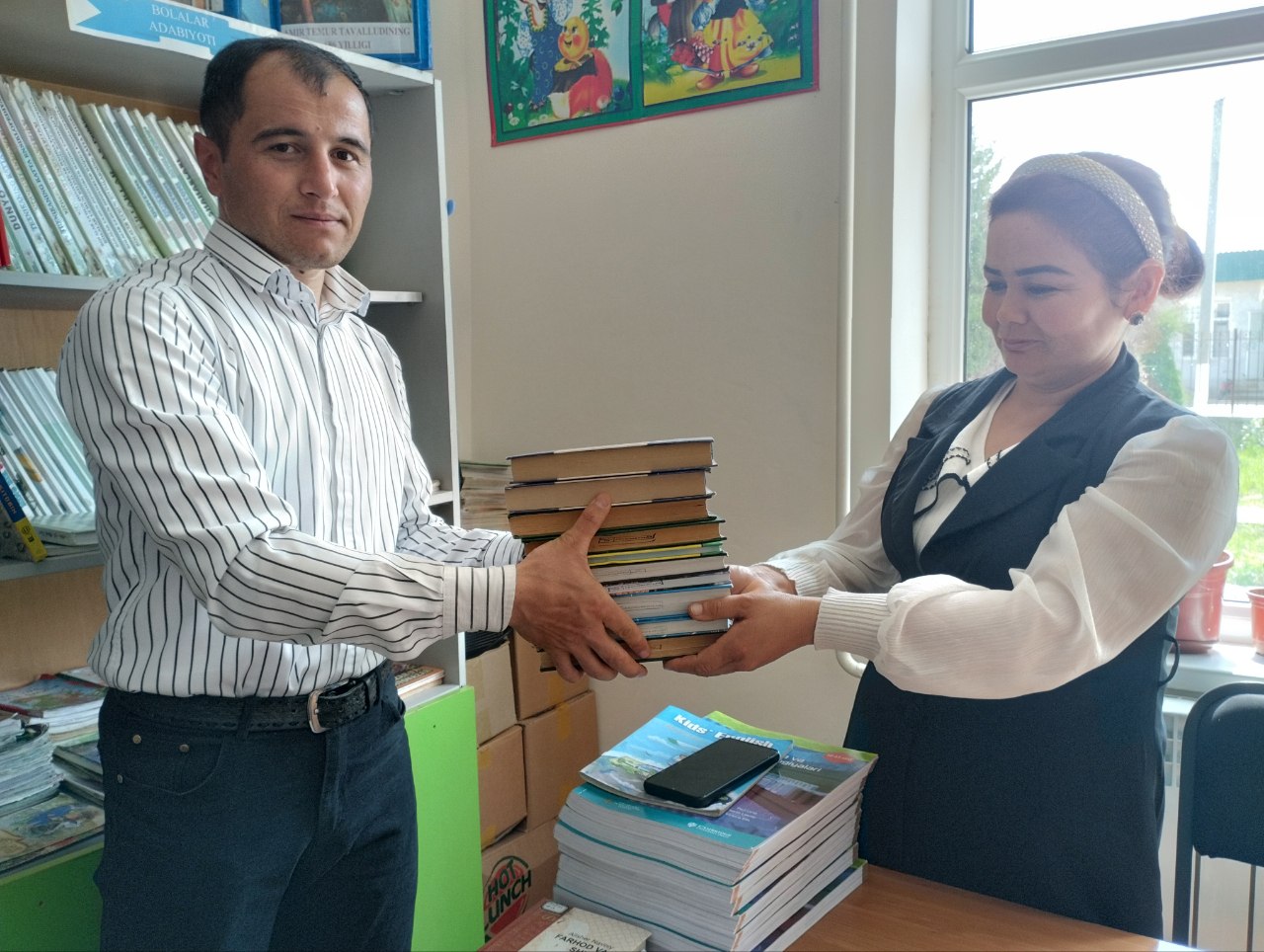 "Ko'chma kutubxona" xizmati tashkil etildi.