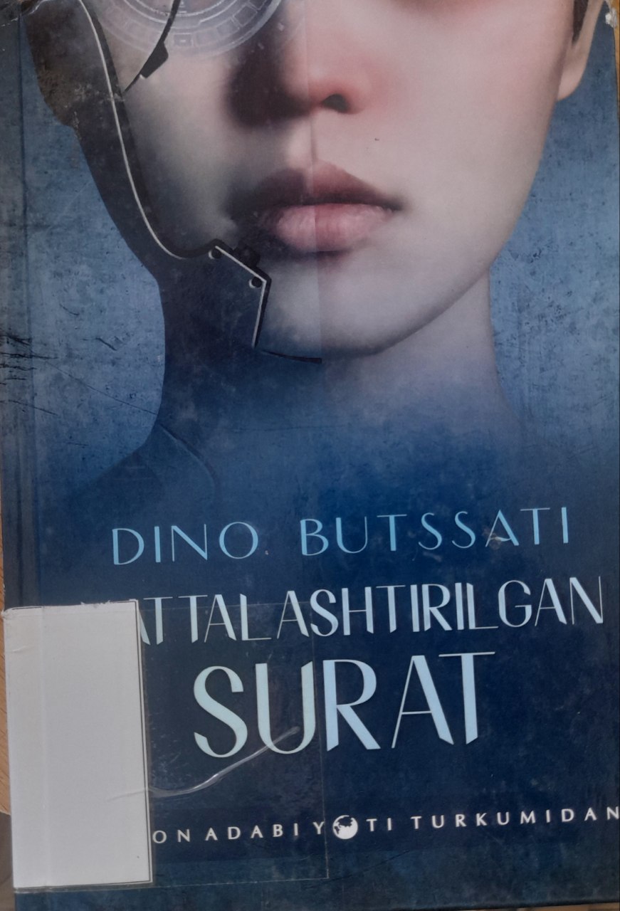 Dino Butsattining "Kattalashtirilgan surat" kitobi.