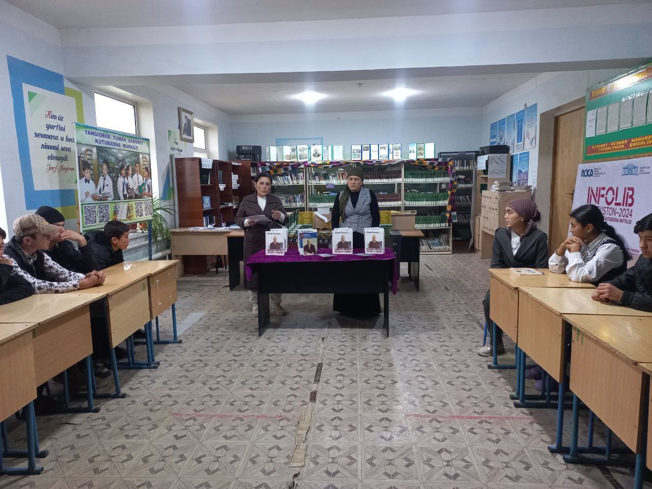 "Buyuk davlat arbobi"  shiori ostida davra suhbati