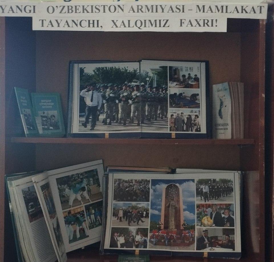 Kitob -rasmli koʻrgazma tashkil etildi.