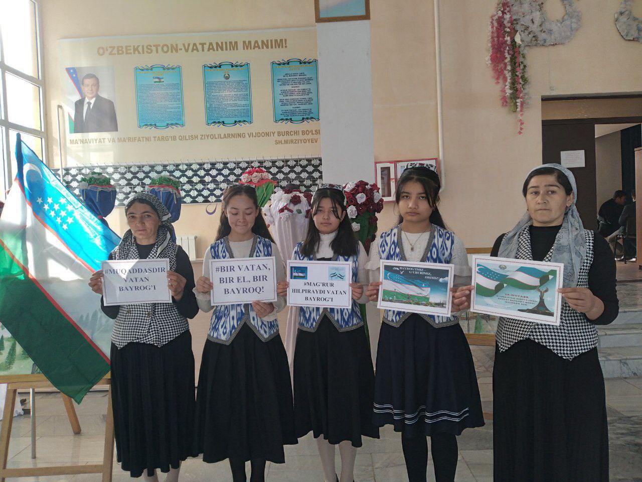 "Bir Vatan, bir el, bir bayroq" shiori ostida chellenj