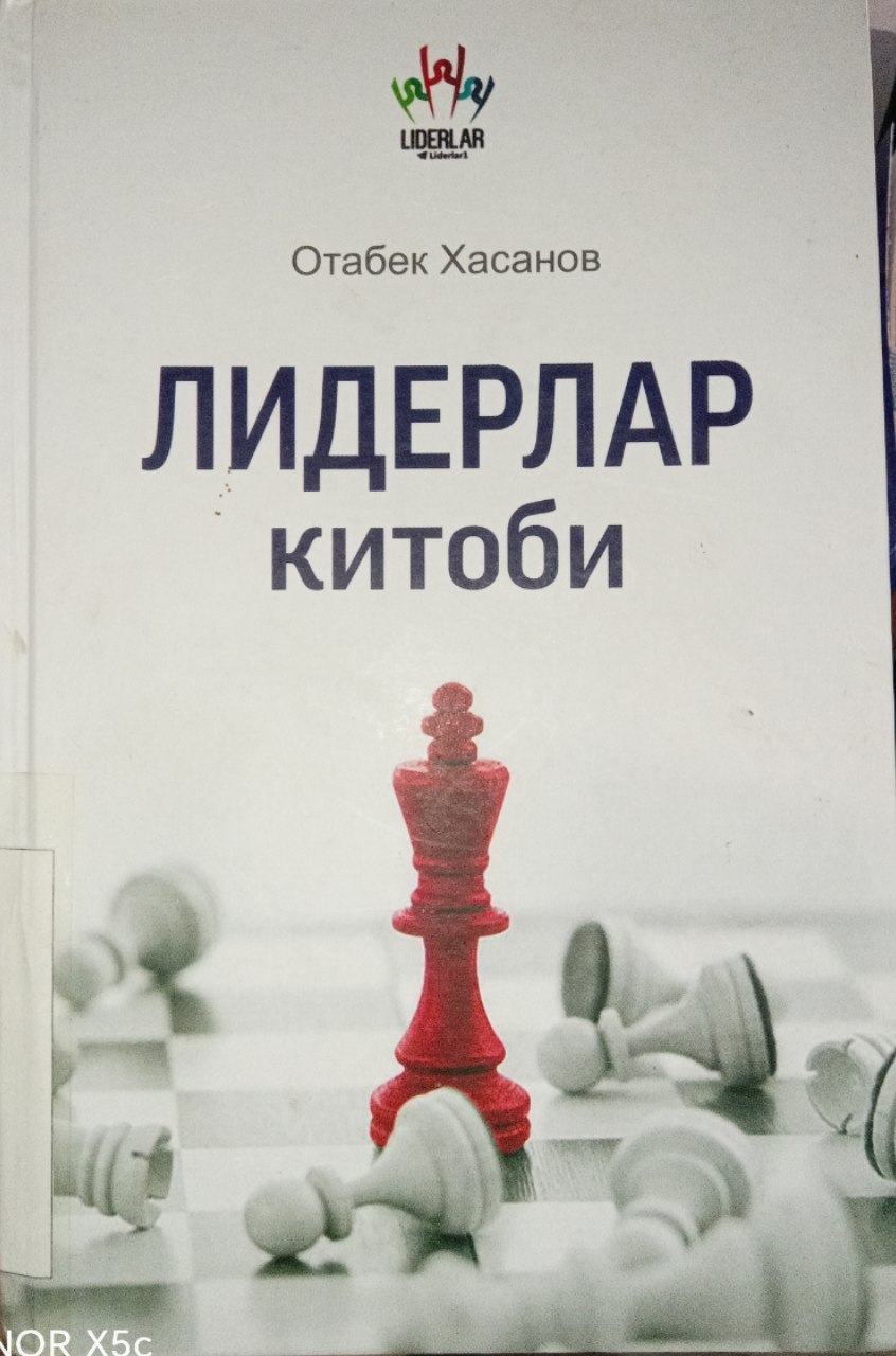 Otabek Xasanovning "Liderlar kitobi" kitobi.