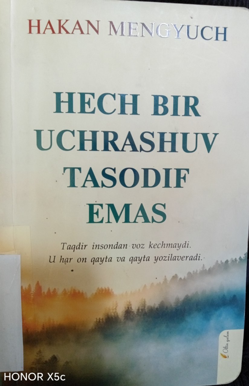 Hech biruchrashuv tasodif emas