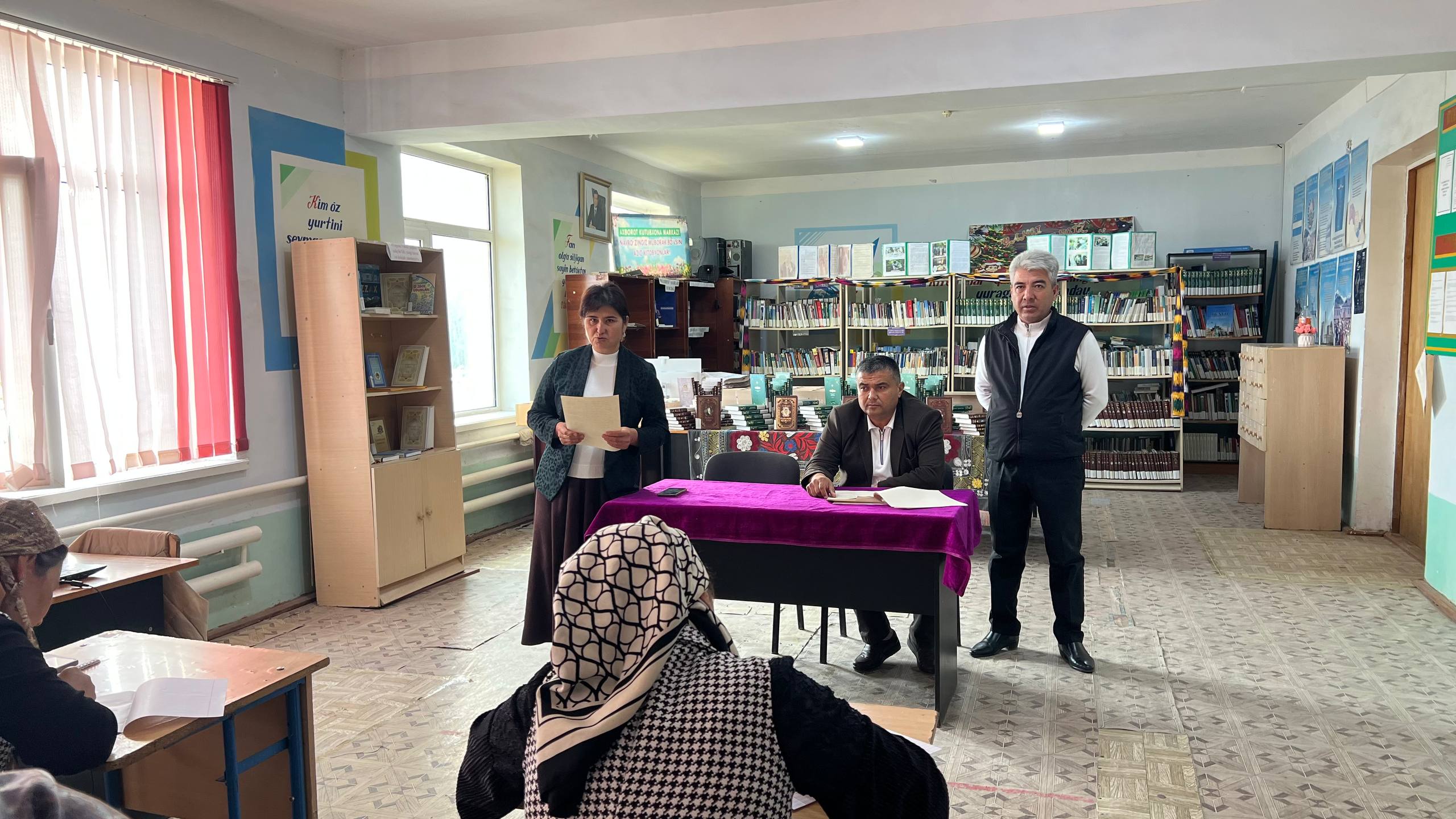 Davlat tilida ish yuritish va savodxonlikni oshirishga qaratilgan diktant tashkil etildi